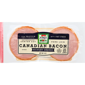 Jones Dairy Farm Canadian Bacon, Hickory Smoked, Center Cut, Pork Loin