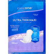 CareOne Pads, Overnight, With Flexi-Wings, Ultra Thin Maxi