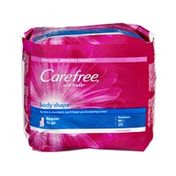 CAREFREE Acti-Fresh Body Shape Regular To Go Unscented Pantiliners- 20 CT