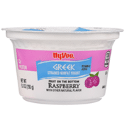 Hy-Vee Raspberry Fruit On The Bottom Greek Strained Nonfat Yogurt