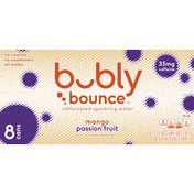 bubly Mango Passion Fruit Caffeinated Sparkling Water