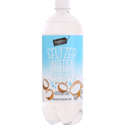 Signature Select Seltzer Water, Coconut Flavored