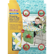Nûby Shopping Cart & High Chair Cover, On The Go, 6M+