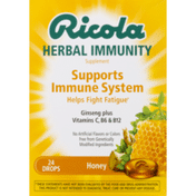 Ricola Herbal Immunity Supplement Supports Immune System Honey