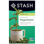Stash Tea Peppermint Herbal Tea, Caffeine Free