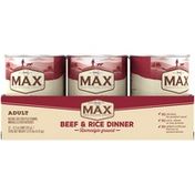 NUTRO Max Adult Beef & Rice Dinner Dog Food