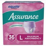 Assurance Fresh Lavender Incontinence Underwear for Women