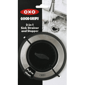 OXO Sink Strainer and Stopper, 2-in-1