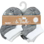 So Dorable Socks with Gripper, 0-12 Months