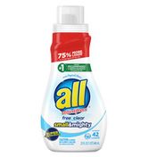 all Detergent, with Stainlifters, Free Clear, Small & Mighty