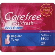 CAREFREE Pantiliners, To Go, Regular, Fresh Scent