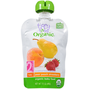 Tippy Toes Pear Peach Strawberry Organic Baby Food