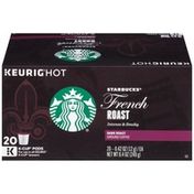 Starbucks French Roast Dark K-Cup Pods Ground Coffee