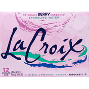 LaCroix Sparkling Water, Berry Essenced
