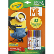Crayola Coloring & Activity Pad, Despicable Me Minion Made