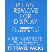 SmartyPants Adult Complete, Travel Packs