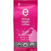 Ethical Bean Fairtrade Organic Coffee, Bold Dark Roast, Ground Coffee