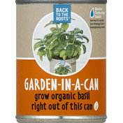Back to the Roots Garden in a Can Basil