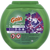 Gain Detergent, 3 in 1, + Oxi Boost + Febreze, Moonlight Breeze