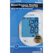 CareOne Deluxe Blood Pressure Monitor with Wide-Range Cuff