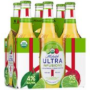 Michelob Ultra Infusions Lime & Prickly Pear Cactus Light Beer Bottles