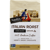 Signature Select Coffee, 100% Arabica, Ground, Dark Roast, Italian Roast