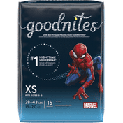 GoodNites Bedwetting Underwear for Boys, XS