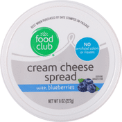 Food Club Cream Cheese Spread With Blueberries