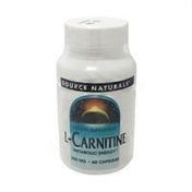 Source Naturals L-Carnitine Fumerate 250 mg Capsules