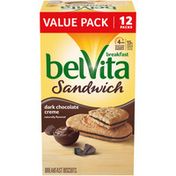 belVita Dark Chocolate Creme Breakfast Biscuits