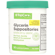 TopCare Glycerin Usp 2 G - Laxative Suppositories