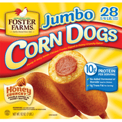 Foster Farms Corn Dogs, Honey Crunchy, Jumbo