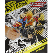 Crayola Coloring Pages, Art with Edge, Justice League