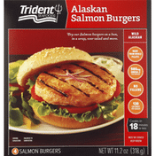 Trident Seafoods Salmon Burgers, Alaskan