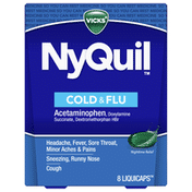 Vicks Nyquil Cold, Flu, And Congestion Medicine