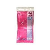 Premier Stylz 54" x 108" Hot Pink Rectangle Plastic Table Cover