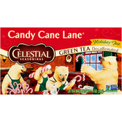 Celestial Seasonings Candy Cane Lane Holiday Tea Decaffeinated Herbal Tea Bags