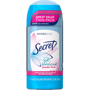 Secret Invisible Solid Antiperspirant And Deodorant, Powder Fresh