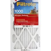3M Air Filter, Electrostatic, Allergen Defense 1000