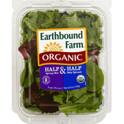 Earthbound Farms Organic Baby Spinach Spring Mix Salad