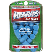 Hearos Ear Plugs, NRR 33