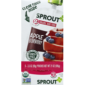 Sprout Baby Food, Organic, Apple Blueberry, 2 (6 Months & Up)