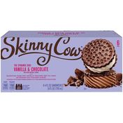Skinny Cow The Dynamic Duo: Vanilla & Chocolate Low Fat Ice Cream Sandwiches