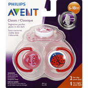 Avent Pacifier, Classic, Soft Silicone