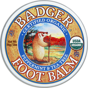 Badger Foot Balm, Peppermint & Tea Tree