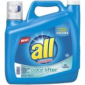 all Laundry Detergent Liquid, Odor Lifter, 79 Loads