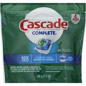 Cascade Complete ActionPacs Dishwasher Detergent, Fresh Scent
