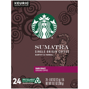 Starbucks Sumatra Dark Roast Coffee K-Cup Pods