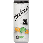 fizzique Protein Water, Sparkling, Tropical Limon