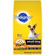 Pedigree Small Dog Complete Nutrition Adult Dry Dog Food Roasted Chicken, Rice & Vegetable Flavor
